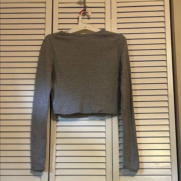PacSun Green Fitted Crop Hoodie - Picture 4 of 4